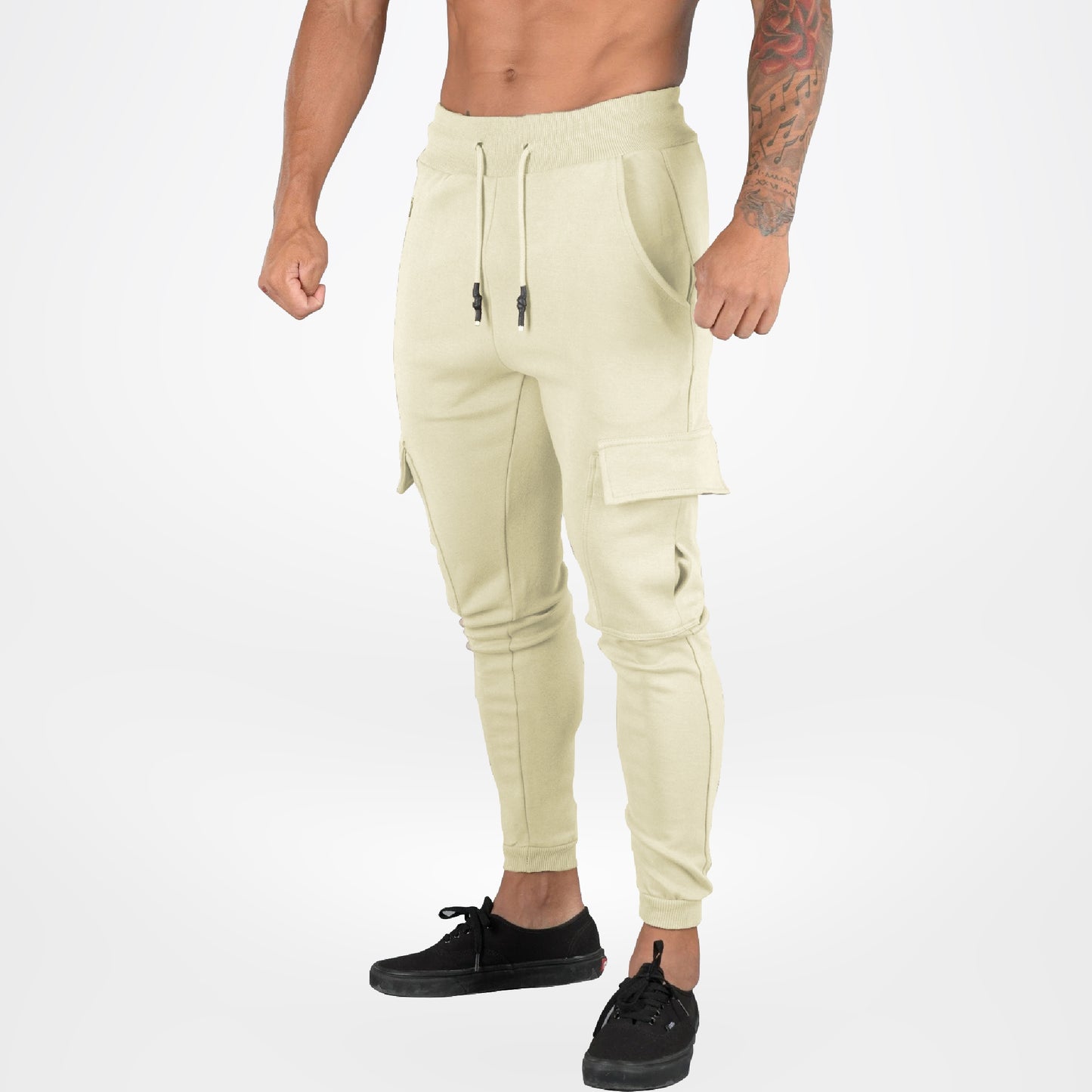 JOGGER CARGO CREMA