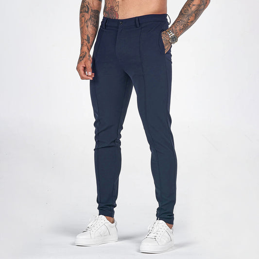 SKINNY FIT TROUSER AZUL