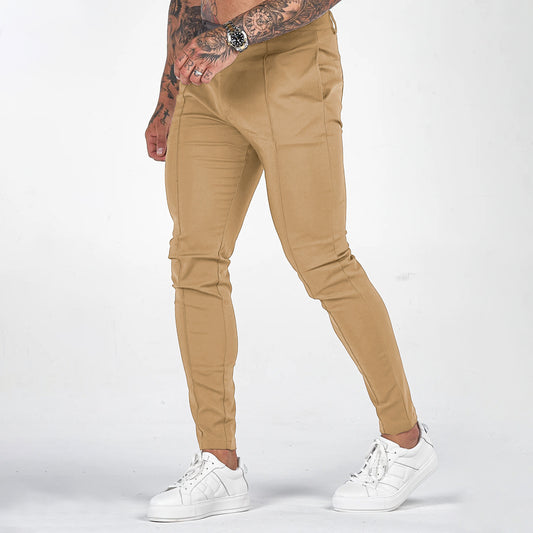SKINNY FIT TROUSER BEIGE